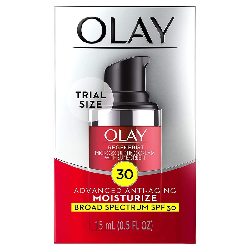 Olay Regenerist Micro-Sculpting Cream Face Moisturizer with Sunscreen, SPF 30,