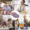 Posavasos para Bebidas, Juego de 8 Portavasos para Mesa Absorbente