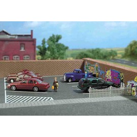 Busch 9713 Asphalt Parking Area HO Scale Scenery Kit