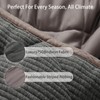 ZonLi 20lbs Weighted Blanket for Adults Sleeping, Double-Sided All Season