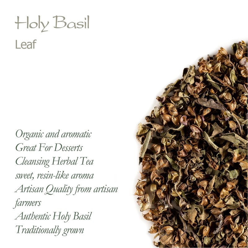 Tulsi Holy Basil Organic Tea - Sweet Green Delicacy -