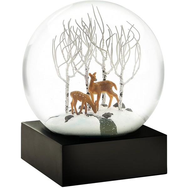 CoolSnowGlobes Deer in The Woods Cool Snow Globe