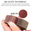IROKCAKPT Flap Wheel #80 6mm Shaft 10 Types 20-Piece Set,