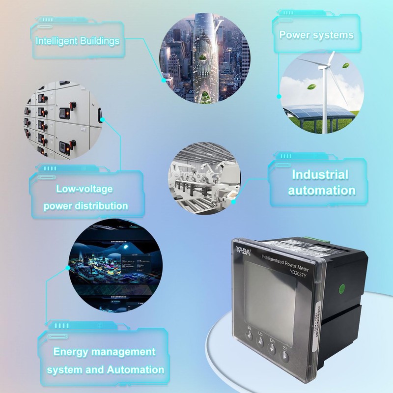 Intelligent Power Multi-Function Three Phase 3-Wire 4-Wire Programmable Electricity Meter