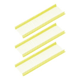 uxcell 3000pcs Standard Tagging Gun Fasteners 25mm Tagging Barbs Pins PP Plastic Tag for Price Tagging Gun, Clothing Tags Gun Attachments for Garment Bag Fabric, Yellow