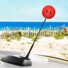 HappyBalls Happy Smiley Face Car Antenna Ball/Auto Mirror Dangler/Dashboard Accessory