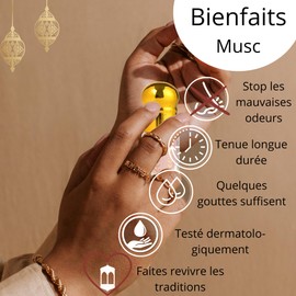 Cosm'Ethics® Musk Tahara Flavoured 3ml for Postmenstruation Cleansing for a Feeling of Freshness and Comfort (Pink)