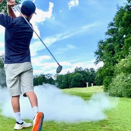Exploding Golf Balls (Sleeve of 3) - Prank Golf Balls That Explode Into A Cloud of White Smoke Upon Impact - Funny Novelty Golf Gag Gift For Golfers