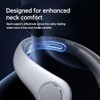 JISULIFE Portable Neck Fan - Hands-Free Bladeless Cooling Device