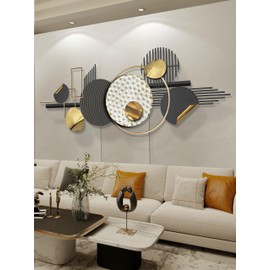 ERMOFAV Wall Art Decor Wall Art Framed Minimalist Abstract Geometric Wall Sculptures Decoration Large Size 59  20 Inch Wall Decor Aesthetic Bathroom Bedroom Living Room Kitchen Home Office Wall Hanging