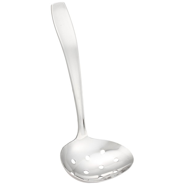 Endoshoji SUS304 OLI02114 Professional Lilac Horizontal Opening Soup Ladle (Straining