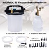 KOOPOOL 3L Vacuum Brake Bleeder Kit, Pneumatic Brake Fluid &