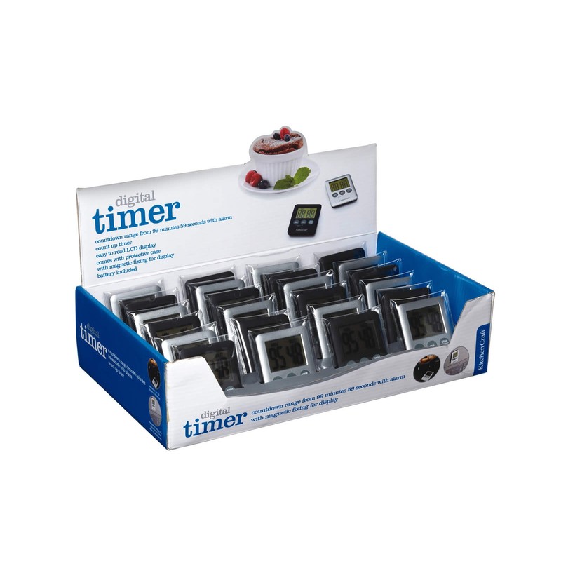 Kitchen Craft Blue Card Kitchen Craft Sli mline Digital Timers