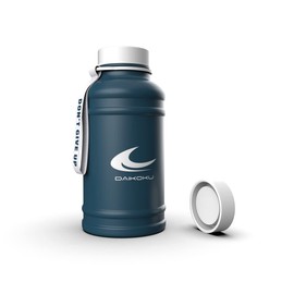 Daikoku Edelstahl Wasserflasche - 1.3l BPA frei - Nützlich für Fitnessstudio und alle Arten von Sport - Doppelwandige Thermosflasche 12 bis 24 Stunden - Blau