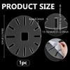 BENECREAT Clock Router Templates, 30cm Acrylic Router Inlay Template, Circle