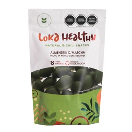 Loka Healthy | Almendras Cubiertas de Matcha | Contenido 250 gramos