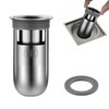 COLDDD Shower Floor Drain Backflow Preventer, One Way Drain Valve