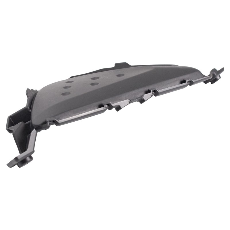 TRQ Front Right Fog Light Hole Cover Black Passenger Side