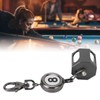 Retractable Billiards Pool Cue Chalk Holder Retractable Drawing Belt Clip