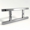 NovaNectar Square Ladder Pull Back-to-Back Handle, 304 Stainless Steel Bathroom