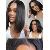 Julia Hair 12 Inch Yaki Straight Bob Wig 13x4 HD