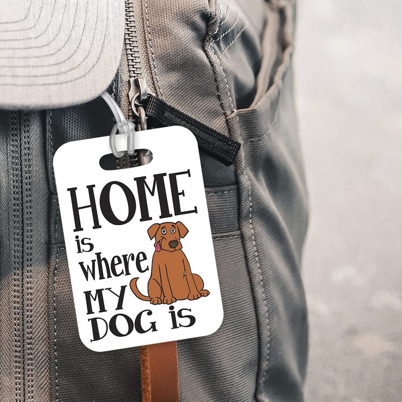 LT176 Home is Where My Dog is Novelty Funny Unique
