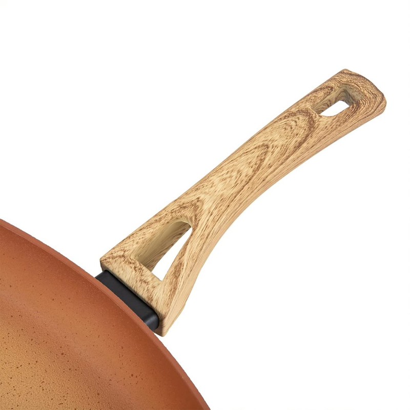 Hamilton Beach HBV111 11 Inch Forged Aluminum Terracotta Nonstick Coated