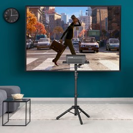 Facilife 63" Tall Projector Stand Tripod,Laptop Tripod Projector Stand Adjustable Height 22 to 63 Inches, Projector Tripod Stand, Tripod for Porjector, Projector Stand for Outdoor Movies