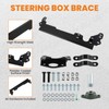 maXpeedingrods Steering Box Brace W/Flanged Bearing Kit for Jeep Cherokee