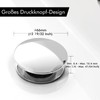 KES S2019A-CH Drain Fitting Sink with Overflow Sink Plug Pop