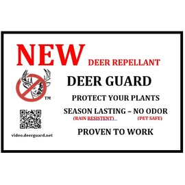 Olson Products Inc. SDGR-0150 Guard 500ft. 500 Foot pre Coated Deer gurad Ribbon, White/Brown