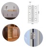 Pack of 4 Hinges Foldable 44 mm x 31 mm,