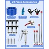 22Pcs Airless Paint Sprayer Gun Kit, 3600PSI