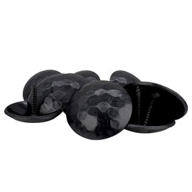 50 Pack- 1.5 Inch Iron Clavos Decorative Nails Screws Forged Hammered Door Nails Wood Furniture Upholstery Tacks Rustic Antique Forged Finish by Sidco Supply