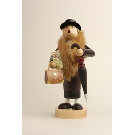 KWO Olbernhau Incense Smoker Travel Ante, 26 cm, Multi-Colour, Large