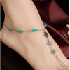 Unbranded 10" Flower Barefoot Sandal Silver Chinese Knot Ankle Chain