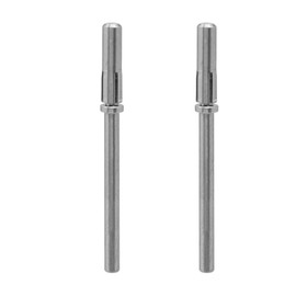 Gasea 2Pcs 3/32" Shank Nail Mandrel Bit for Small Nail Sanding Bands, 3.1mm Mini Mandrel Nail Drill File Heads for Manicure and Pedicures Care