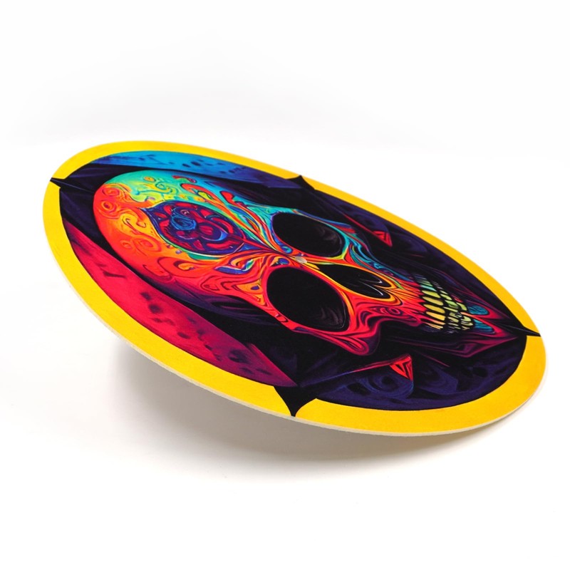 Turntable Platter Mat 12 Inches Record Mat Felt Skull Pattern