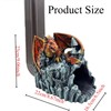 Euiroet Dragon Statue Gutter Downspout Extender,Garden Outdoor Decor Sculpture,Gutter Diverter