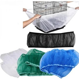 OKONOS Bird Cage Seed Catcher Mesh Cover Skirt Guard Net for Round and Square Cages
