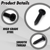 30 Pcs Black Interior Trim Screws #8 M4.2-1.41,fits for Ford