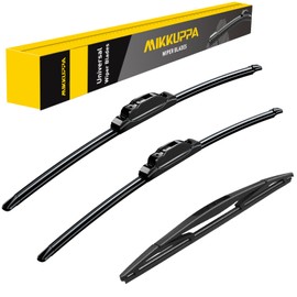 MIKKUPPA 26"+17"+12" Windshield Wiper Blades Replacement for 2017-2022 Honda CRV CR-V, Front & Rear Wiper Blades Set, Durable Stable Quiet All Season (Pack of 3)