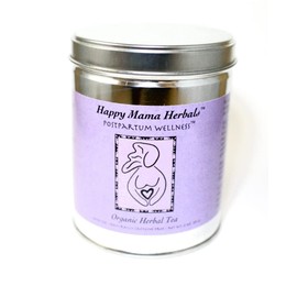 Happy Mama Herbals Postpartum Wellness Organic Herbal Tea, 2oz.