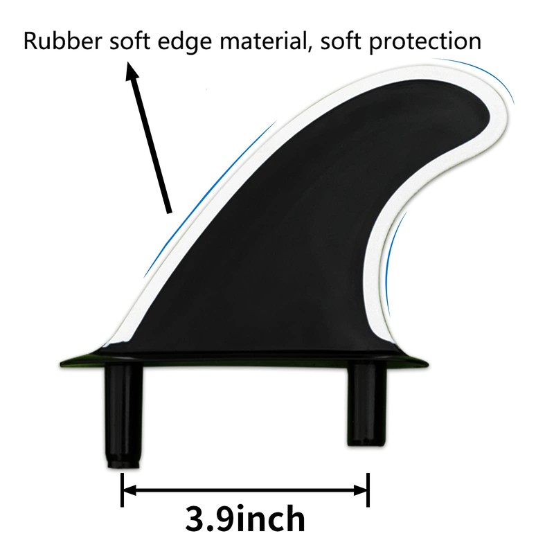 iBOARD Soft Top Surfboard Fins Foam Surf Board Accessories |3