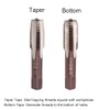 sourcing map Metric Hand Tap M12 Thread 1.5 Pitch 4
