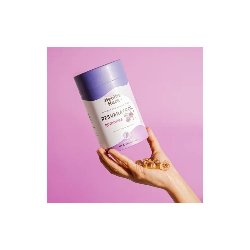 Resveratrol En Gomitas 180 Gummies Para 3 Meses Health Hack