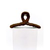Satin Hair Claw Clamp 12.5cm Extra Strong Hold in Black,