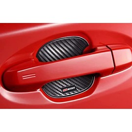 Infinite Honda Car Carbon Door Knob Guard Anti-Scratch Door Handle Protector 4 Pack (M, Honda)