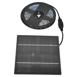 Cocoarm 5 W Solar Plant Growing Luminous Strip High Luminous Flow Promotion Growth Solar LED Grow Lightweight Strips for Greenhouse (#4)