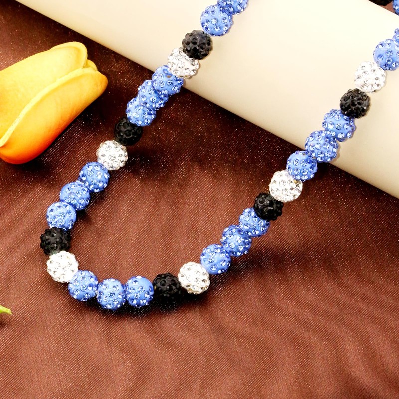 Xeyau Baseball Necklace for Men Baseball Accessories Drip Baseballs Beads